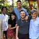 L to R: Ada Maris (Sonia Garcia), Alvin Alvarez (Larry Garcia), Vaneza Pitynski (Lorena Garcia), Jeffrey Licon (Carlos Garcia), Bobby Gonzalez (George Garcia) and Carlos Lacamara (Ray Garcia).